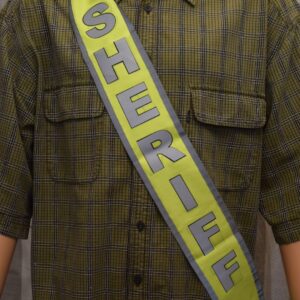 SHERIFF - Yellow/Green Safety Banner