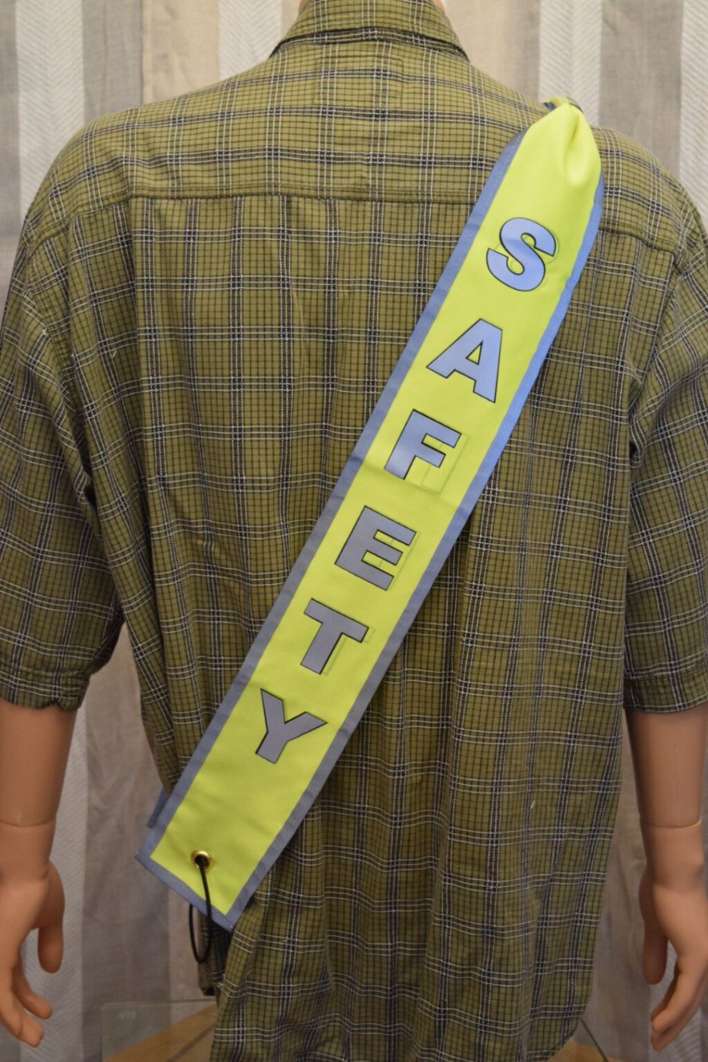 SAFETY Yellow/Green Safety Banner DSM SAFETY PRODUCTS